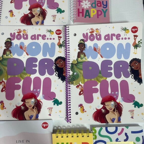 Disney Princess Journals & Assorted Notebooks Wide Ruled Spiral - Picture 6 of 8